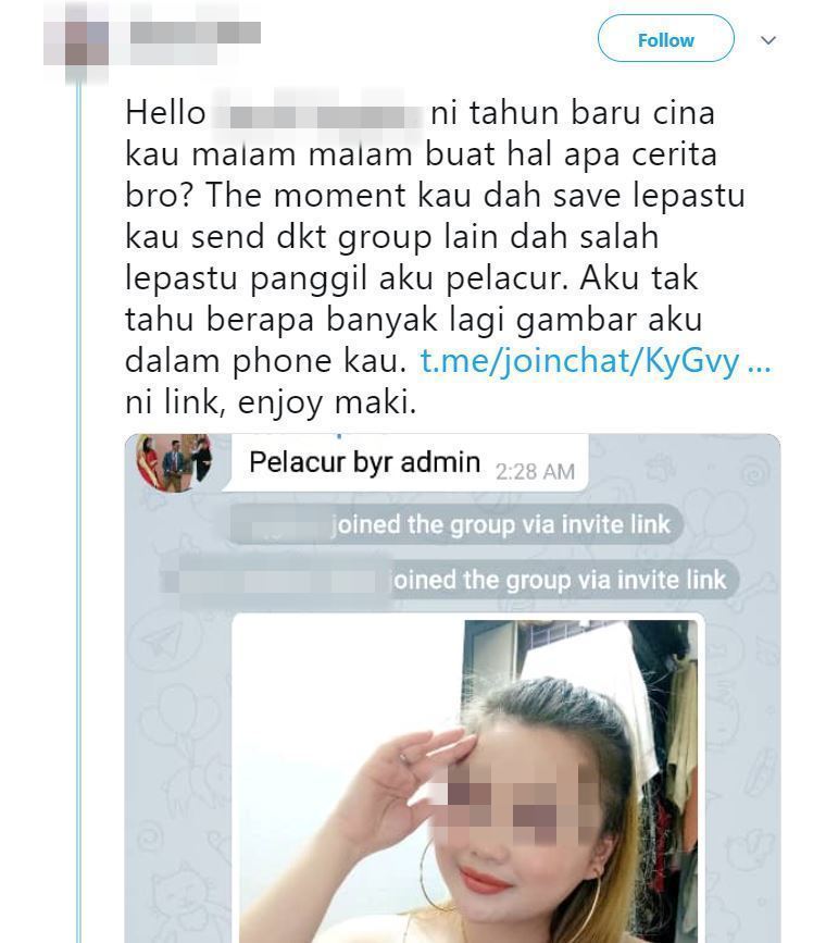 Msian Teacher Illegally Circulates Young Woman's Photo in Chat Group, Calling Her a Prostitute - WORLD OF BUZZ 1