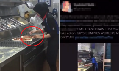Netizen Calls Out M'Sian Domino’s Workers For Not Wearing Gloves, Gets Backlash Instead - World Of Buzz