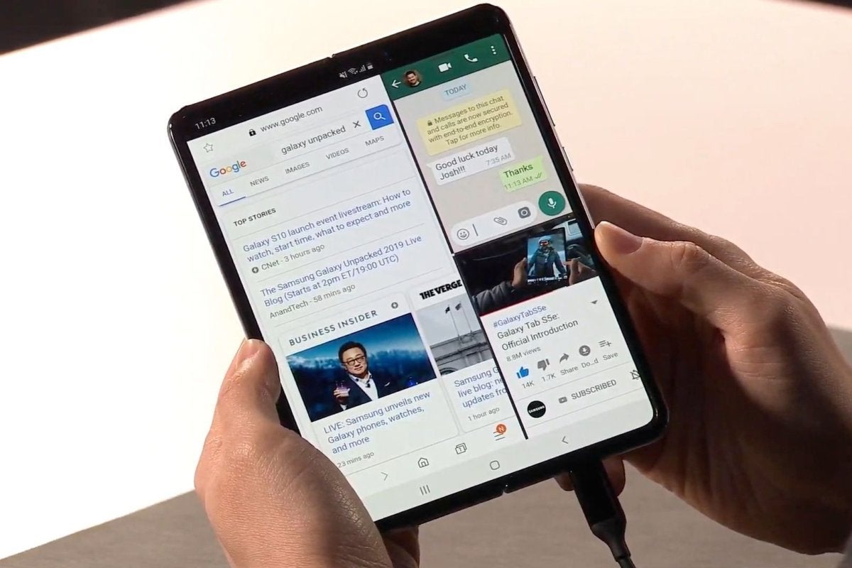 Samsung Reveals Its First Ever Foldable Smartphone &Amp; It's Priced At Rm8,000 - World Of Buzz