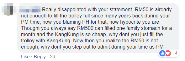 The Ultimate Troll(Ey): Netizens Mock Najib After He Says Rm50 Cannot Fill A Trolley - World Of Buzz 1
