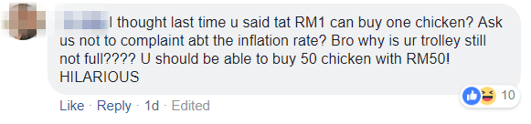 The Ultimate Troll(Ey): Netizens Mock Najib After He Says Rm50 Cannot Fill A Trolley - World Of Buzz 2