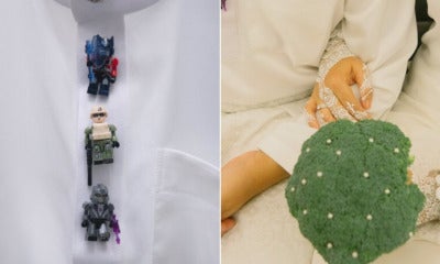 This Couple Used Legos &Amp; A Broccoli To Make The Most Unique Wedding Ever - World Of Buzz
