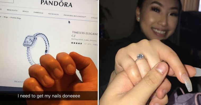 This Girl Dropped Subtle Hints To Her Bf About A Pandora Ring And He Actually Got It - World Of Buzz