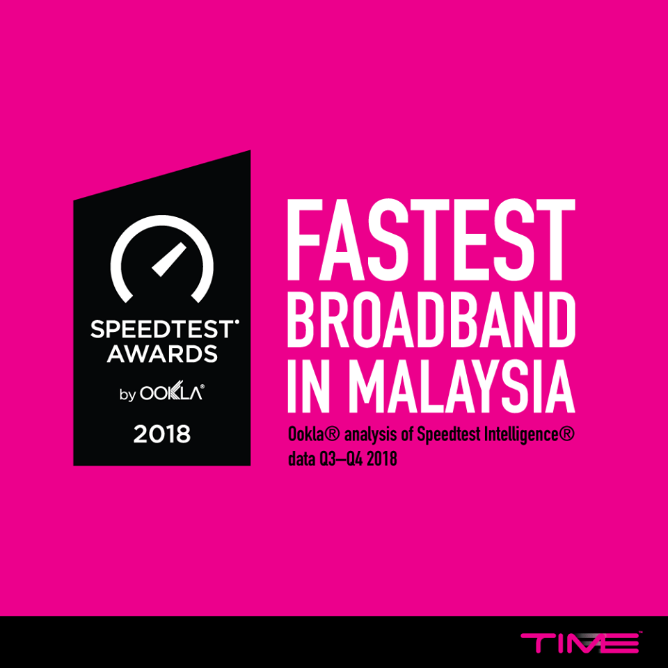 TIME Internet Crowned Fastest Fixed Network in Malaysia by Speedtest - WORLD OF BUZZ