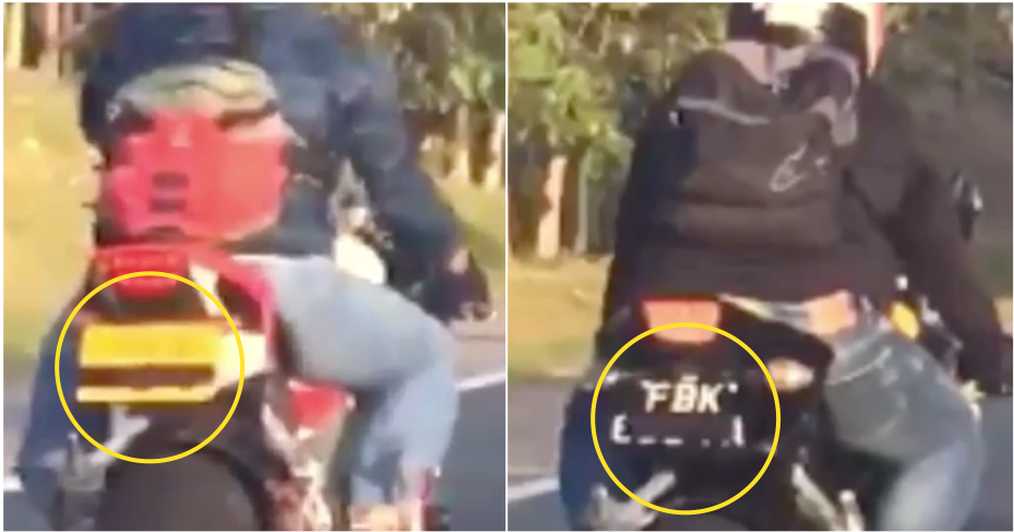 Video: A Group Of S'Porean Superbikes Covering Up Their License Plates To Avoid Aes - World Of Buzz 1
