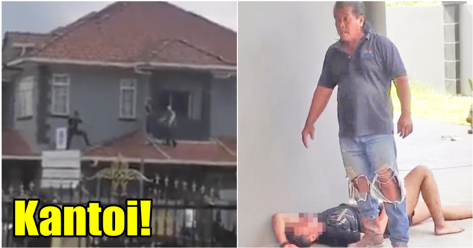 Video: Burglar Kantoi And Got Beaten By Angry Residents In Sarawak - World Of Buzz