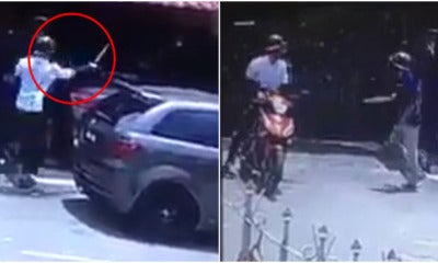 2 Motorcyclists Attacked A Woman At Her House In Batu Caves And Stole Her Gold Bracelet - World Of Buzz