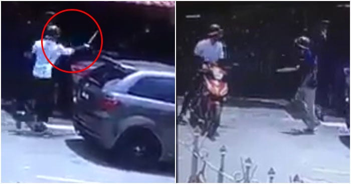 2 Motorcyclists Attacked a Woman at Her House in Batu Caves and Stole Her Gold Bracelet - WORLD OF BUZZ