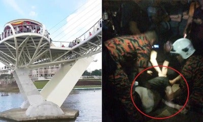 36Yo Man Attempts To Take A Selfie At Sarawak'S Bridge But Slips &Amp; Plunges Into River - World Of Buzz 4