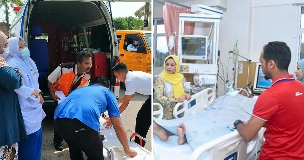Ambulance Driver In Icu After Saving More Than 30 Sick School Kids In Pasir Gudang, Hailed A Hero - World Of Buzz 2