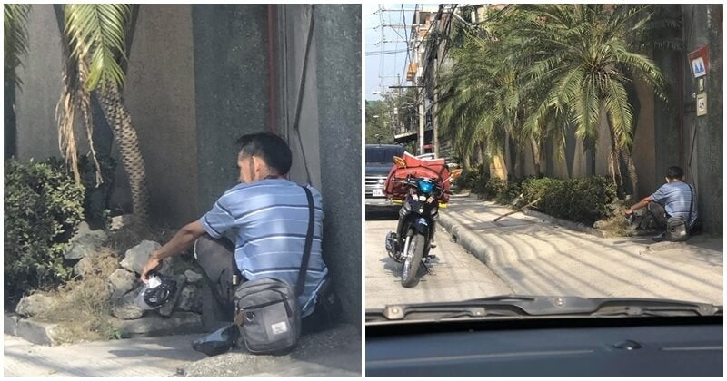 Deliveryman Waits Hours To Deliver Parcel, Netizen Reveals The Unseen Sight Of Online Shopping - World Of Buzz 4