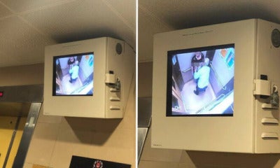 Elderly Man Caught On Cctv Getting Frisky With Woman In Elevator, Netizens Amused - World Of Buzz