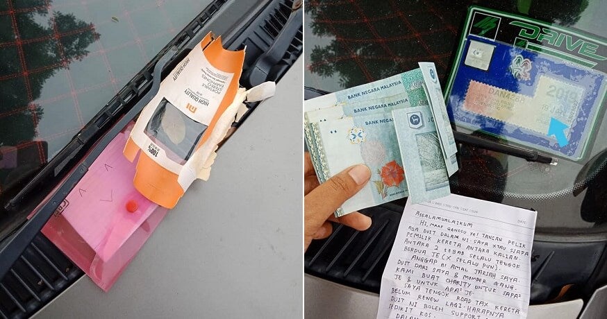M'Sian Received Rm150 From Generous Stranger That Realized Her Road Tax Has Expired - World Of Buzz