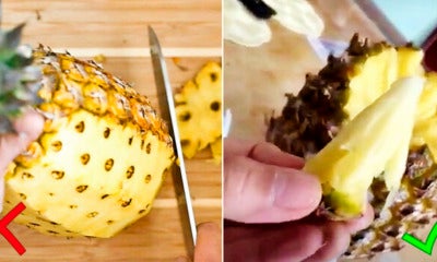 Genius Man Shows Internet The Right Way To Eat Pineapple, And It'S So Easy! - World Of Buzz