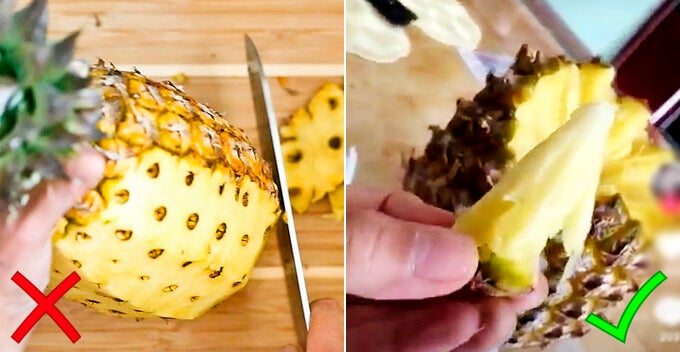 Genius Man Shows Internet The Right Way To Eat Pineapple, And It'S So Easy! - World Of Buzz
