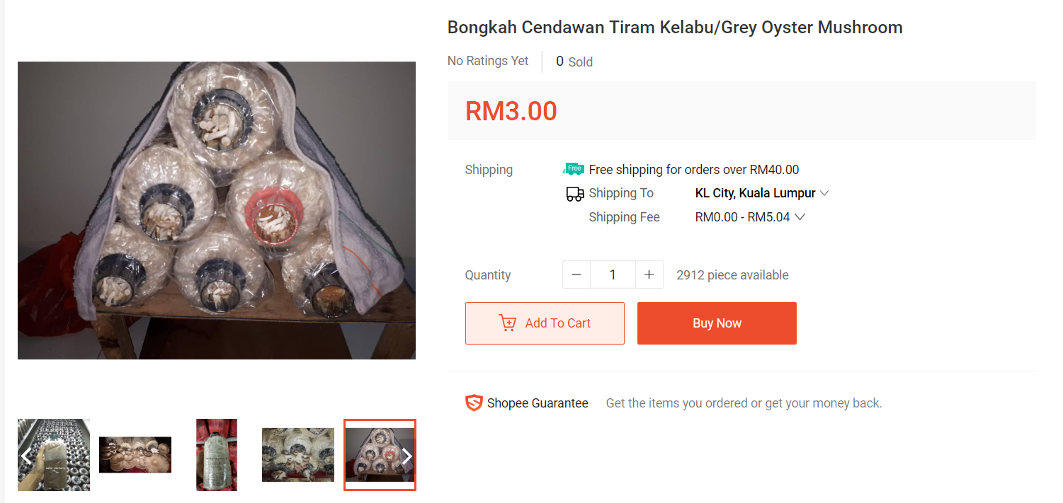 Graduate Unable To Find Work For Four Years Now Makes Living Selling Mushrooms On Shopee, Netizens Inspired - WORLD OF BUZZ