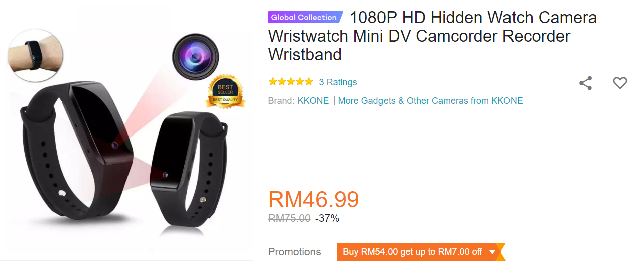 Hidden Pinhole Cameras Are Easily Being Sold Online, Malaysians Disturbed - WORLD OF BUZZ 8