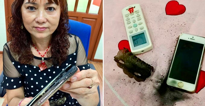 M'Sian Woman'S Phone Suddenlyexplodes Beside Her Pillow Even Though It Wasn'T Being Charged - World Of Buzz