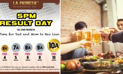 Netizens Cracking Up After Bar Offers Free Beers For Parents Of Kids With Good Spm Results - World Of Buzz 4