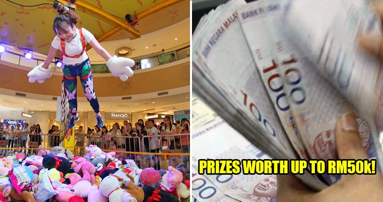 Omg Guys! There'S A Giant Human Claw Machine Game In Pj That Could Win You Prizes Up To Rm50,000! - World Of Buzz