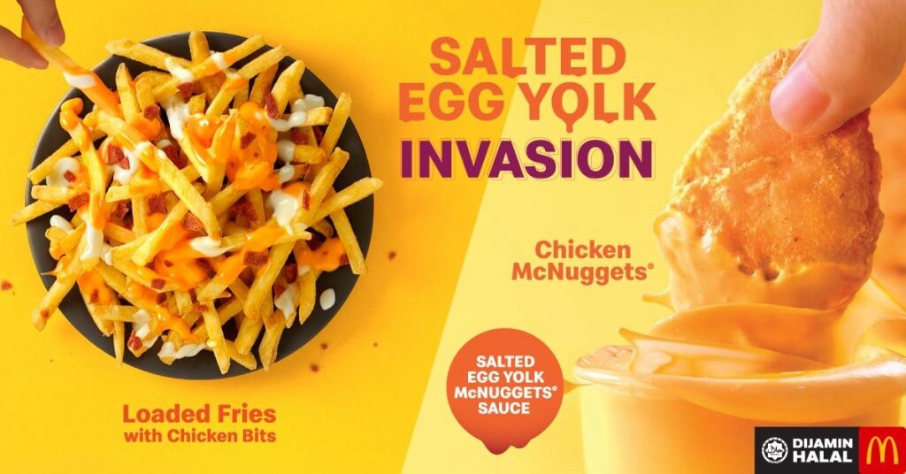 Omg! Mcdonald's Just Introduced Salted Egg Yolk Sauce For Our Mcnuggets And Fries! - World Of Buzz