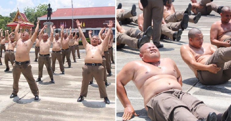 Police Force Are Sends Obese Cops To Fat Boot Camp So The Can Lose Weight - World Of Buzz