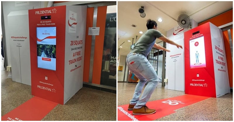 Singaporeans Squat Your Way For A Free Mrt Ride - World Of Buzz 2