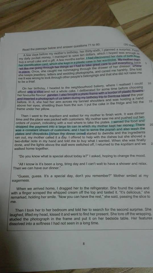 Teacher Under Fire For Exam Answer Implying Hawkers Are Poor - World Of Buzz 2