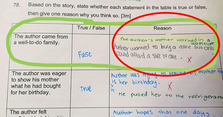 Teacher Under Fire For Exam Answer Implying Hawkers Are Poor - WORLD OF BUZZ 6