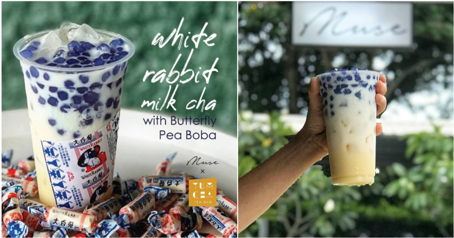 This Shop In Pj Sells White Rabbit Milk Cha With Butterfly Pea Boba &Amp; We're Definitely Going To Try It - World Of Buzz 2