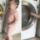 Toddler Breaks Down In Tears After Mom Threw His Bantal Busuk Into Washing Machine - World Of Buzz
