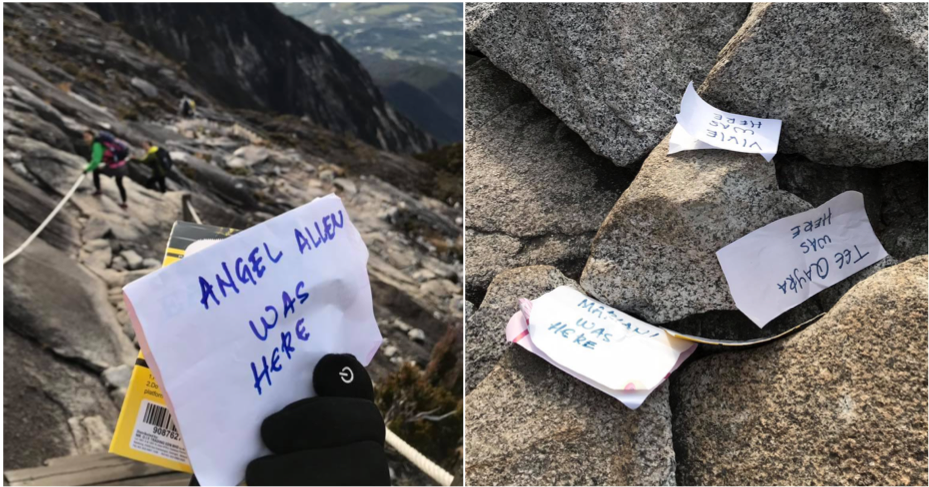 Tourists Leaving Behind Notes With Their Names On Top Of Mount Kinabalu - World Of Buzz 4