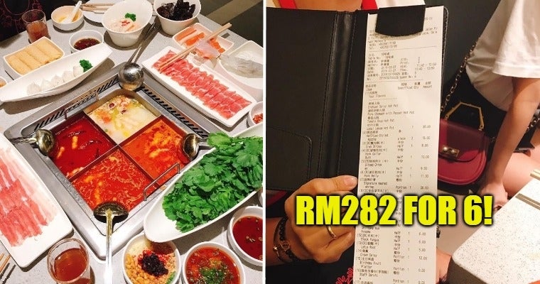 Viral Post Showing Hai Di Lao Lunch Costing Nearly Rm300 Has Netizens Divided - World Of Buzz