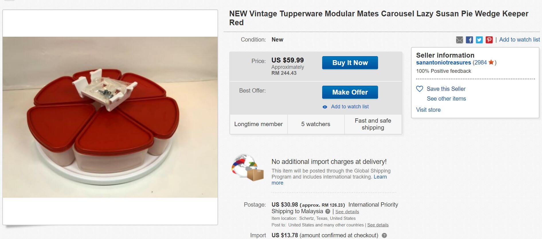 Your Mum's Tupperware Might Be Worth Hundreds of Ringgit On Etsy and eBay! - WORLD OF BUZZ 4