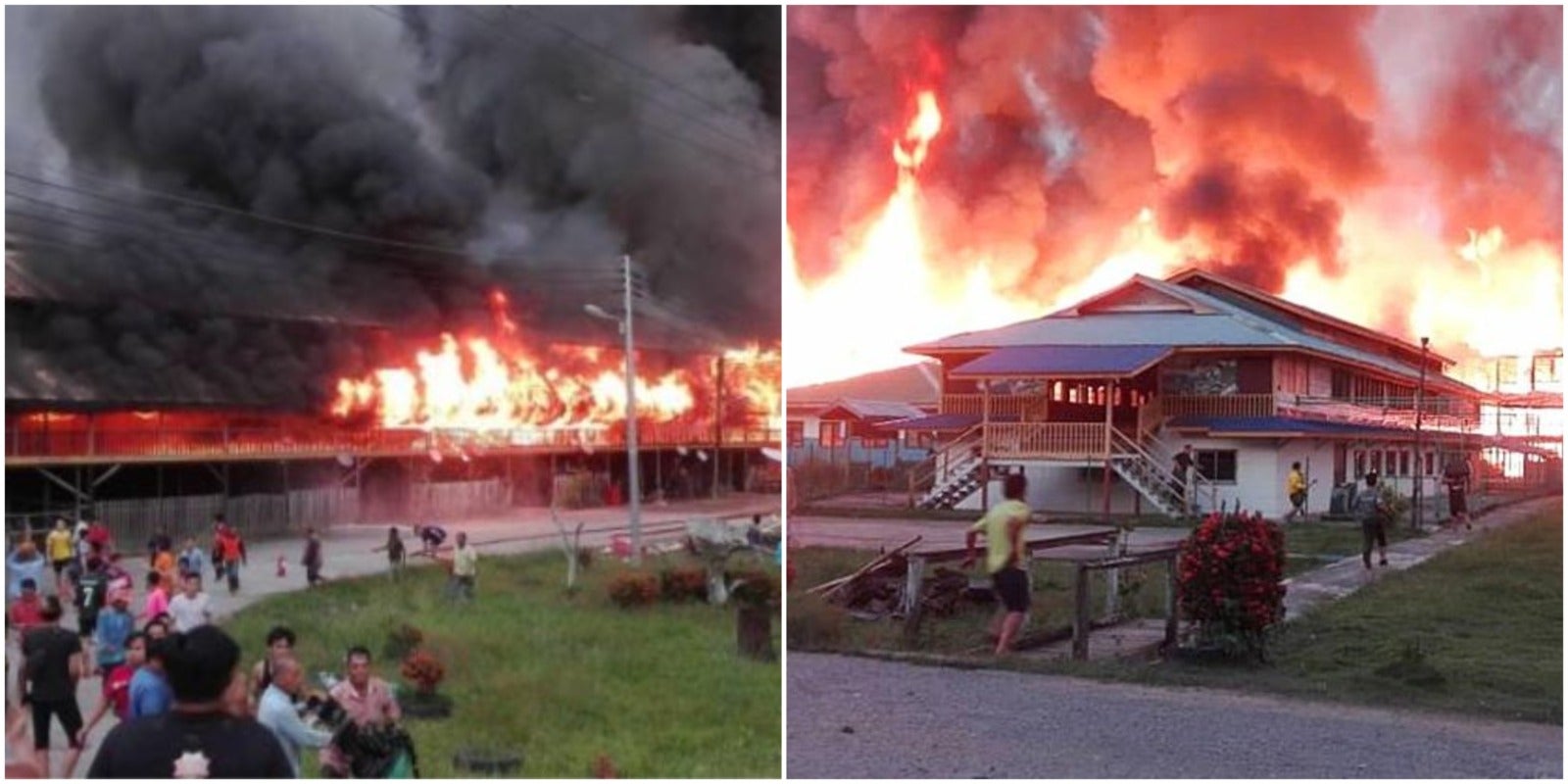 100 Sarawakians Homeless After Fires Blaze Through Two Blocks Of Longhouses - World Of Buzz 1
