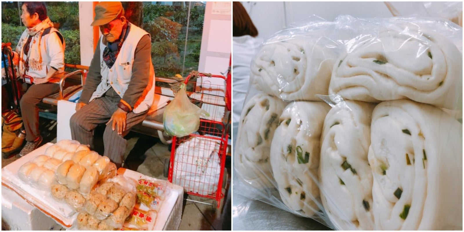 105Yo Man Sells Mantou All Day And Night Despite Old Age To Support Sick Son - World Of Buzz 2