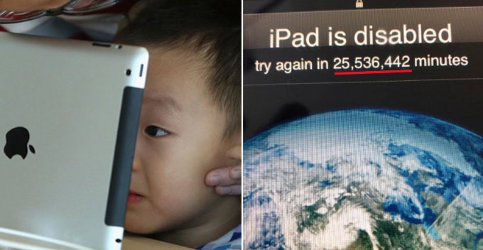 3YO Child Locks Father's iPad For 48 Years, Here's How To Unlock It If This Happens To You - WORLD OF BUZZ