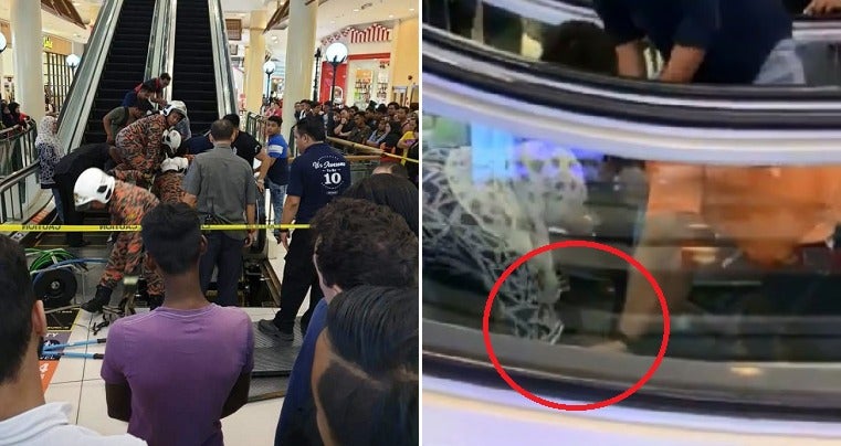 6Yo Boy Suffers Injuries &Amp; Bleeds Profusely After His Leg Gets Stuck In Escalator At Serdang Mall - World Of Buzz 1