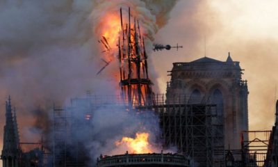 Breaking: Massive Fire Burns Notre Dame Cathedral In Paris - World Of Buzz 5