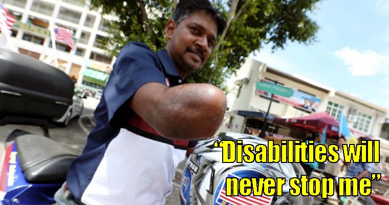 Disabled Man Breaks Malaysian Record By Riding Bike Around Peninsula Within 24H - World Of Buzz
