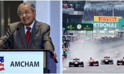 Dr M Wants To Bring F1 Grand Prix Race Back, Says M'Sians Have Become 'Addicted To Motor Vehicles' - World Of Buzz