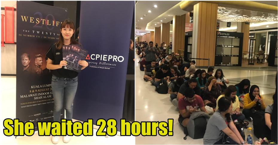 First Person Has Lined Up For 28 Hours To Get Westlife Pre-Sale Tickets at Atria Shopping Gallery - WORLD OF BUZZ 4