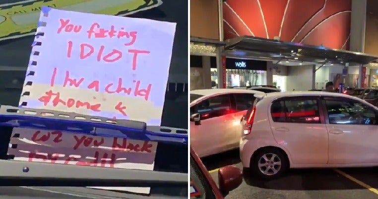 Frustrated Driver Rams Into Double-Parked Car In Bangsar For Blocking Her Exit &Amp; Leaves Savage Note - World Of Buzz 1