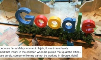 Google Singapore Worker Asked Whether She Works In The Canteen Because She Wears Tudung - World Of Buzz 3