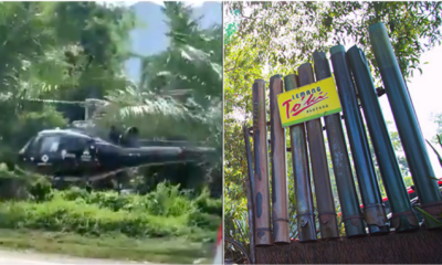 Guy Flies Helicopter To Buy Lemang To'Ki In Pahang - World Of Buzz 1