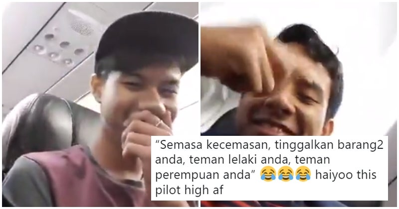Hilarious Airasia Flight Attendant Advises Passengers To Leave Their Bf/Gf In The Case Of An Emergency - World Of Buzz 2