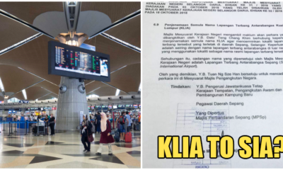 Malaysians Are Shocked Over Viral Document That Says Klia Will Be Rebranded To Sia - World Of Buzz 1