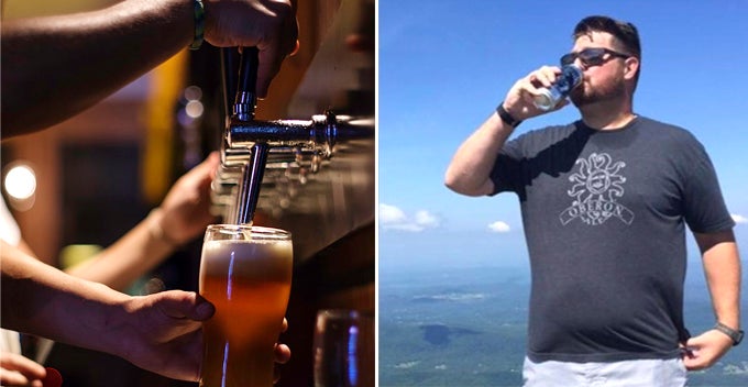 Man Gives Up Food And Drinks Beer Only For 46 Days, Loses 7KGs In The First Week - WORLD OF BUZZ 1