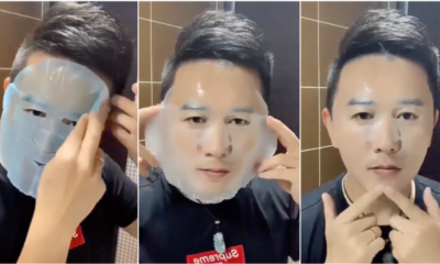 Man Impresses The Internet With His Facial Mask Wearing Ability - World Of Buzz 1