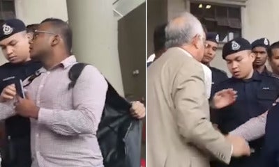 Najib Lashes Out At Policeman For Stopping Law Student From Talking To Him - World Of Buzz